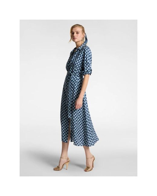 Shirt Dresses Elena Miro de color Blue