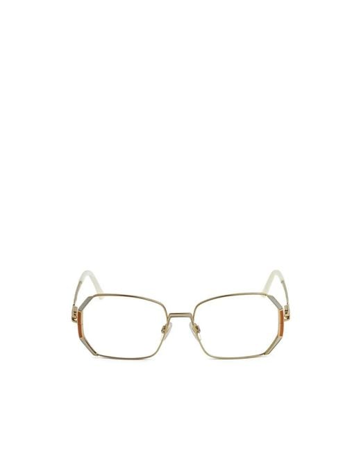 Cazal White Glasses