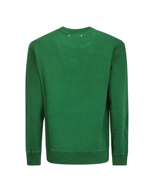 Golden Goose Deluxe Brand Green Round-Neck Knitwear for men