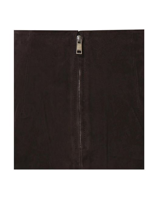 ROTATE BIRGER CHRISTENSEN Black Leather Skirts