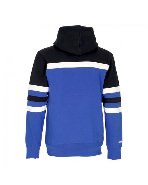 Mitchell & Ness Original nba head coach hoodie teamfarben in Blue für Herren