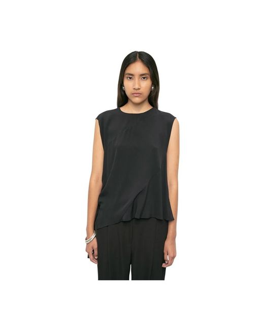 Sleeveless Tops MEIMEIJ de color Black