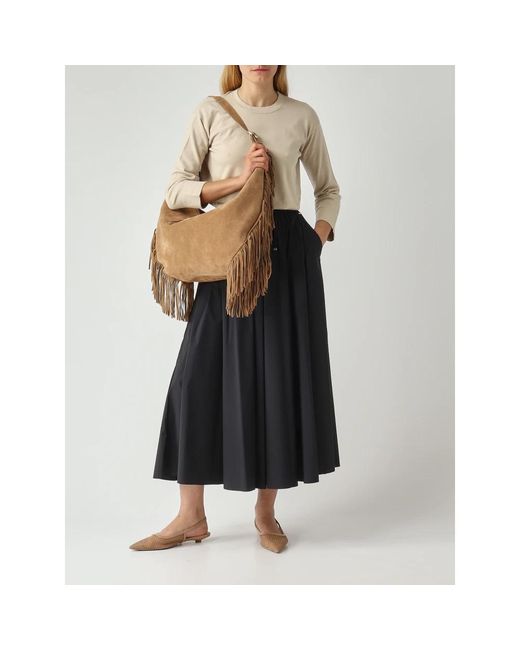 Orciani Brown Shoulder Bags