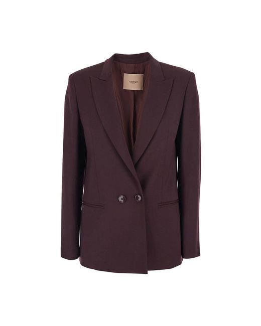Twinset Purple Blazers