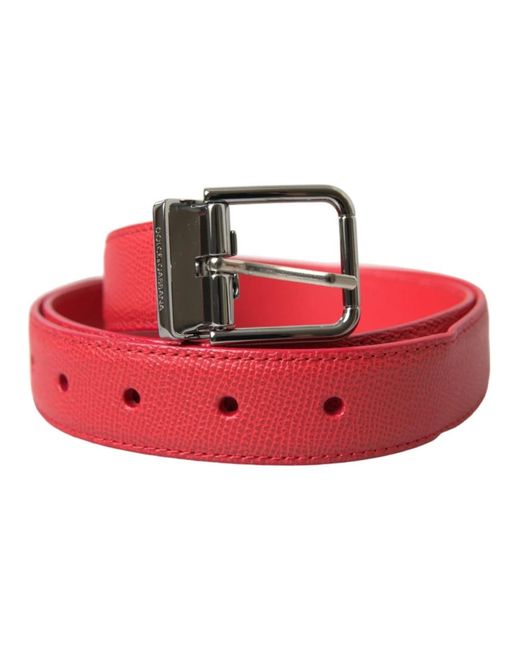 Belts di Dolce & Gabbana in Red