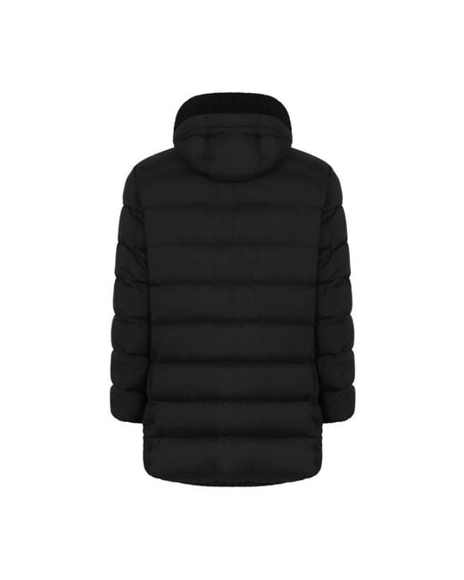 Herno Black Parkas for men