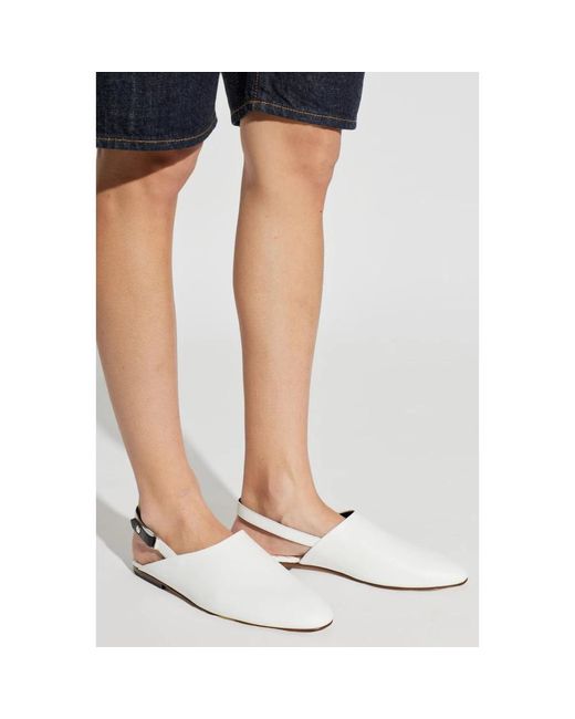 KENZO White Kali Mules