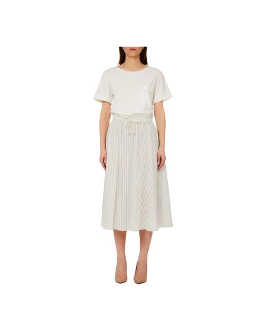 Liu Jo White Midi Dresses