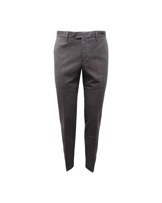 PT01 Gray Slim-Fit Trousers for men