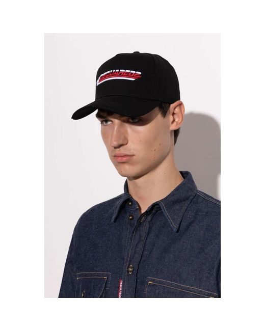 Caps DSquared² de hombre de color Black