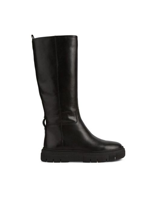 Geox Black High Boots