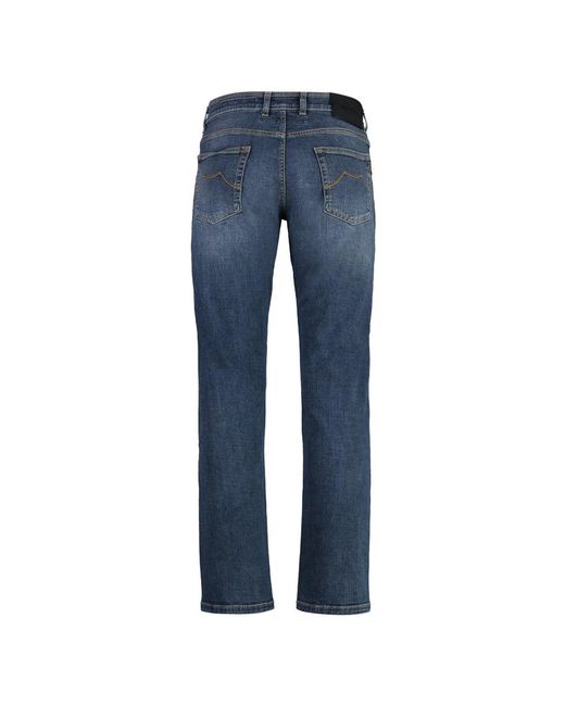 Moorer Blue Slim Fit Jeans for men