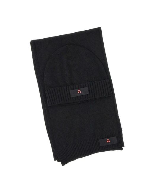 Peuterey Black Winter Scarves