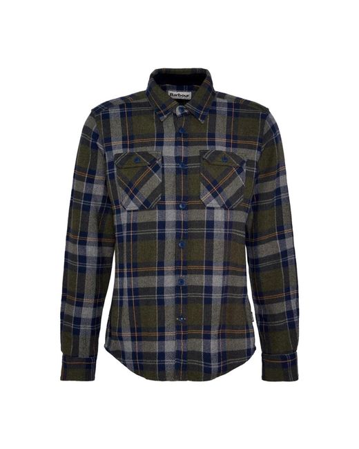Casual Shirts di Barbour in Blue da Uomo