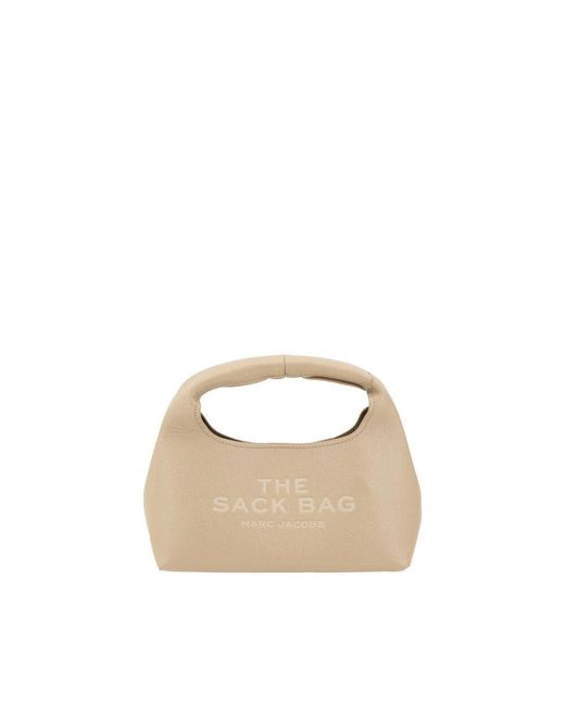 Marc Jacobs Natural Mini Sack Lederhandtasche