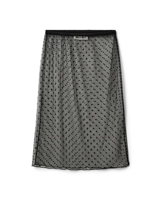 Sofie Schnoor Gray Midi Skirts