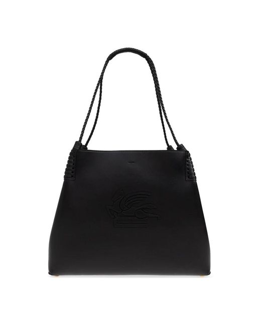 Etro Black Shopper-typ tasche