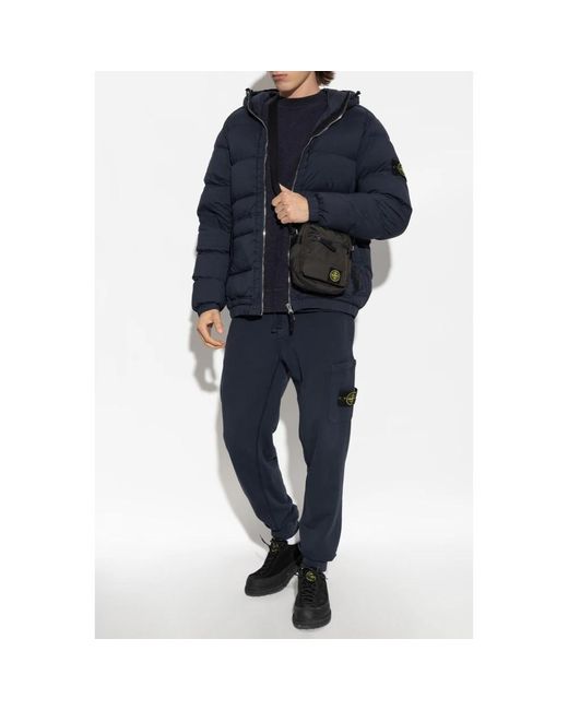 Down Jackets Stone Island de hombre de color Blue