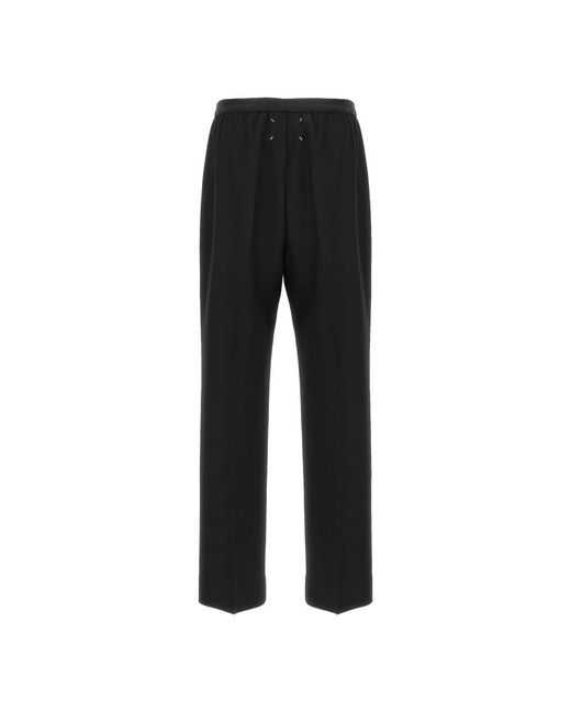 Maison Margiela Black Straight Trousers