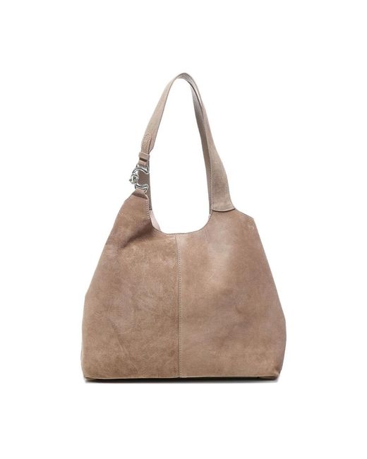 Coccinelle Gray Shopping Bags