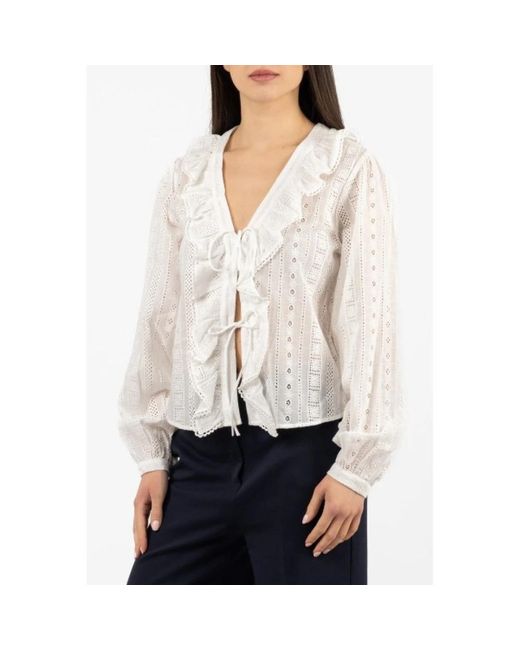Mc2 Saint Barth White Blouses