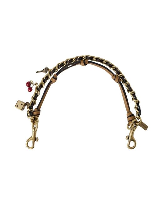 COACH Swag Bag Charm in het Black