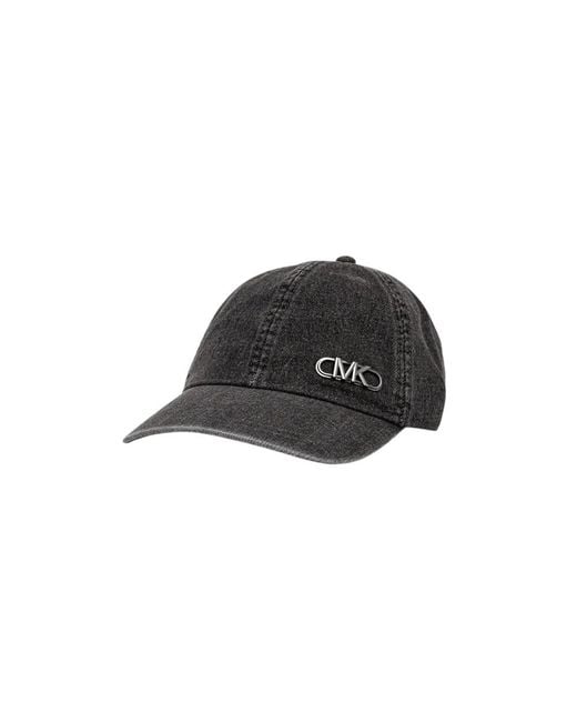 Michael Kors Black Denim Baseball Cap