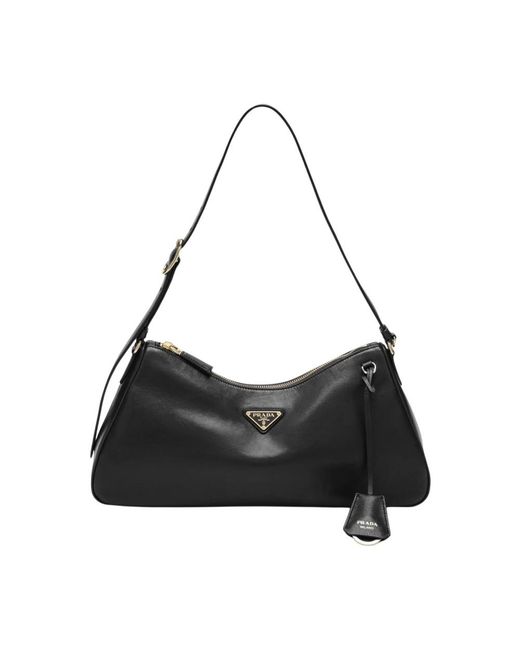 Prada Black Schultertasche
