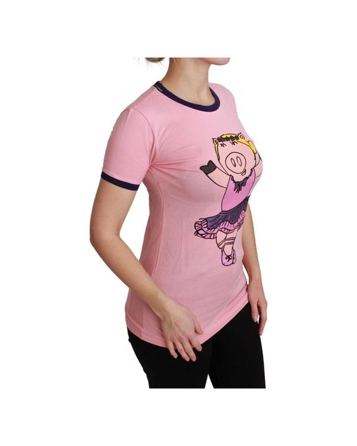 Dolce & Gabbana Pink T-Shirts