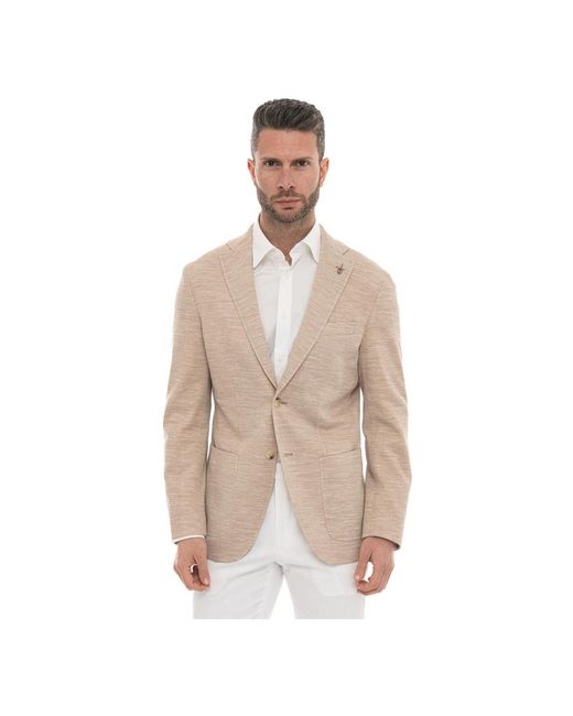 Paoloni Natural Blazers for men