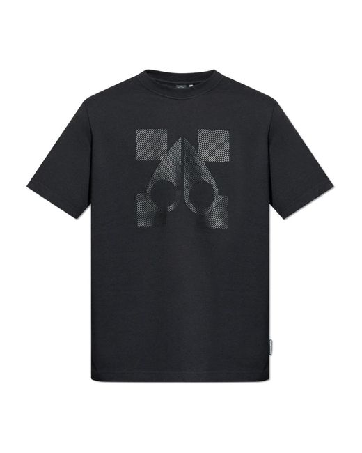 T-Shirts Moose Knuckles de hombre de color Black