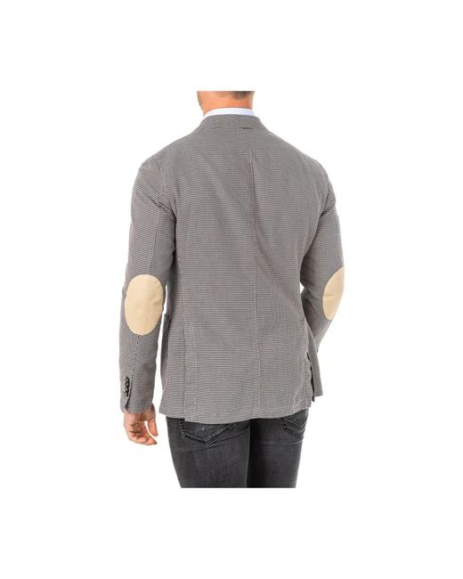 La Martina Gray Single Breasted Suits for men