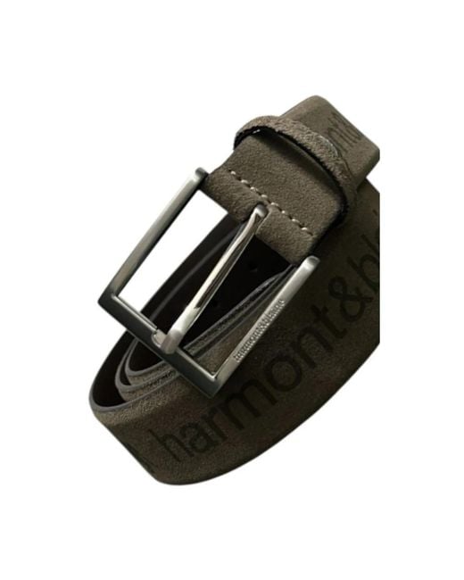 Harmont & Blaine Black Belts for men