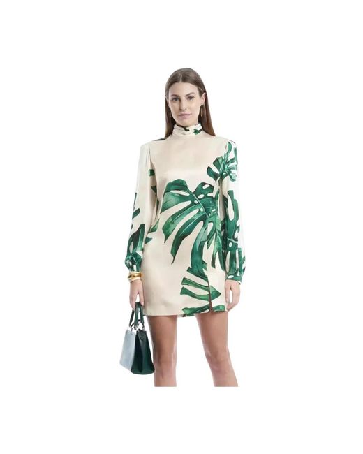 Raquel Diniz Green Short Dresses