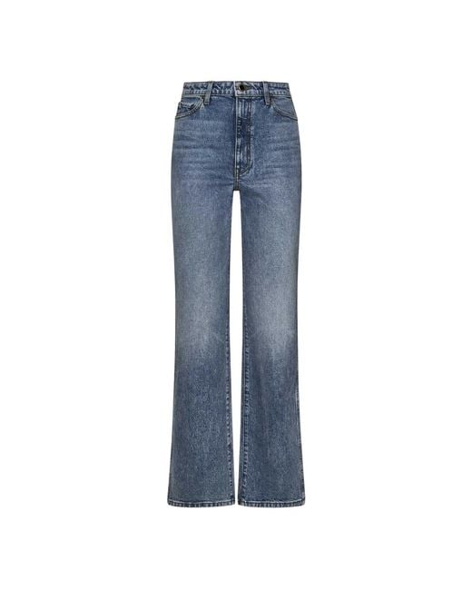 Khaite Blue Flare Jeans