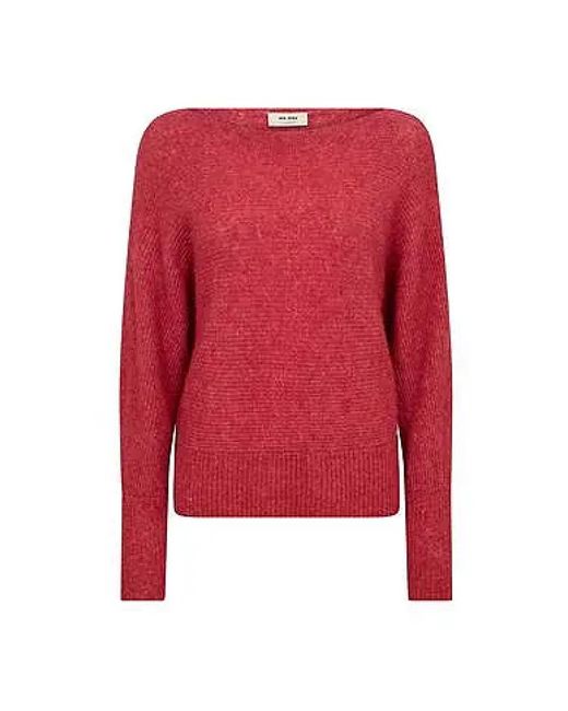 Mos Mosh Red Round-Neck Knitwear