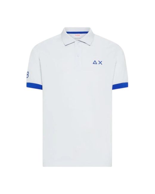 Sun 68 Blue Polo Shirts for men