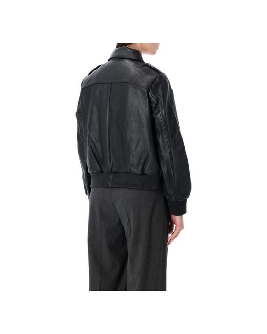 Sessun Black Miley Leather Bomber