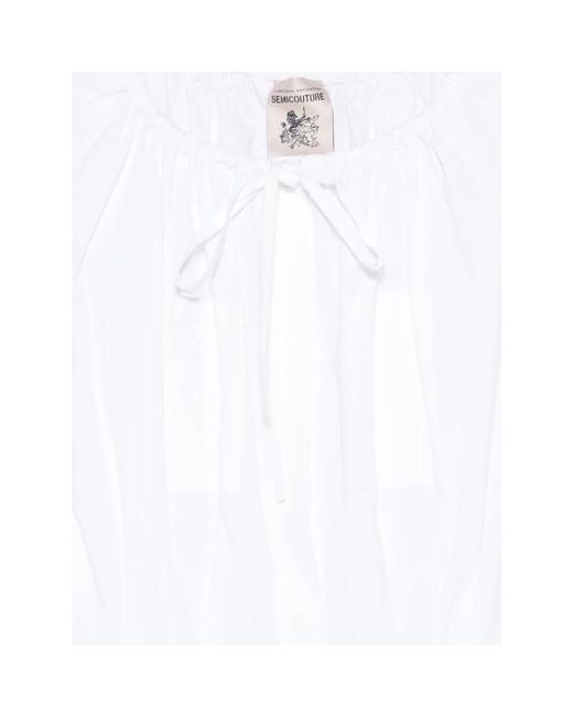 Semicouture White Tunics