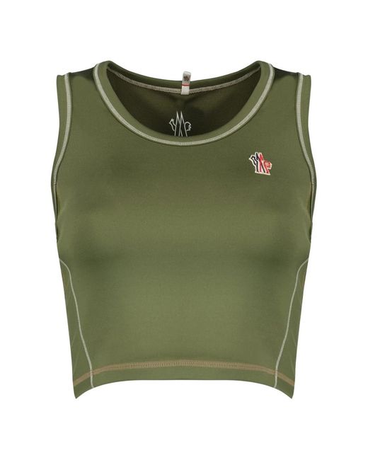 Moncler Green Sleeveless Tops
