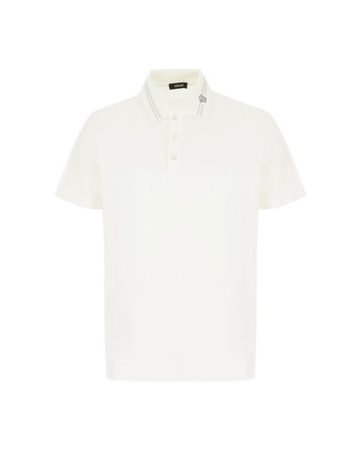 Versace White Polo Shirts for men