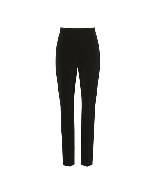 Max Mara Black Slim-Fit Trousers