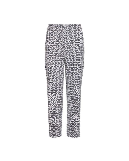 Ichi Gray Straight Trousers
