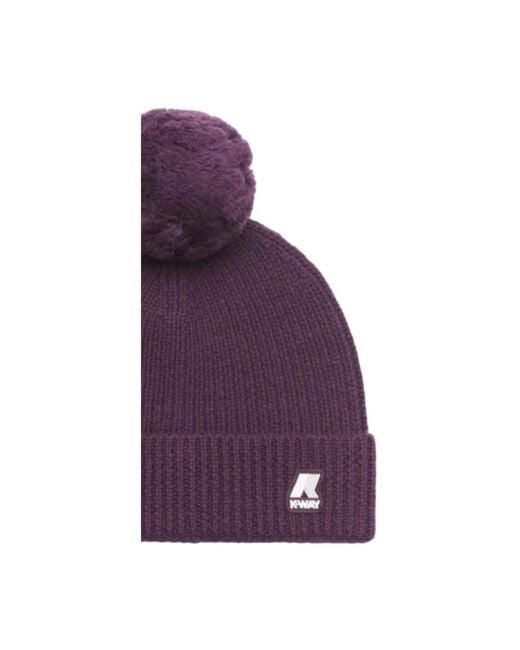 Beanies di K-Way in Purple