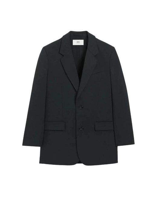 AMI Black Blazers for men