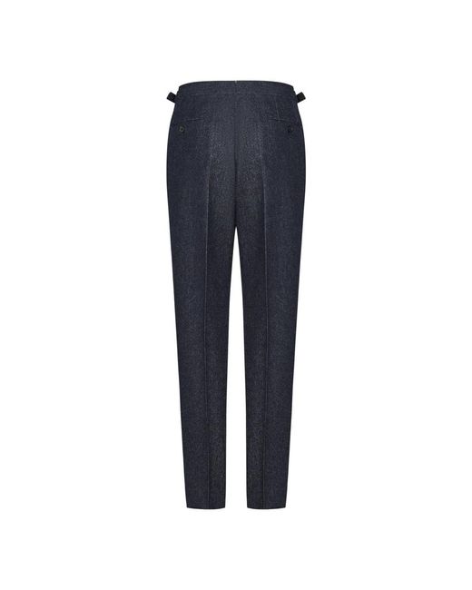 Franzese Collection Blue Suit Trousers for men