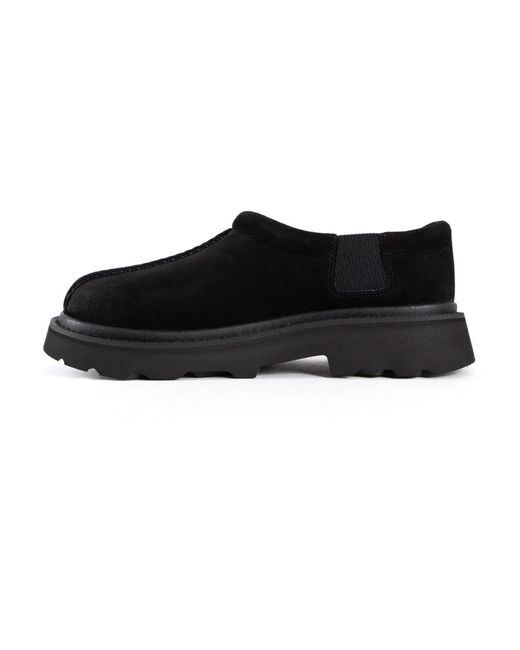Ugg Schoenen ,Zwart ,Suède Tasman Lug Slipper in het Black voor heren