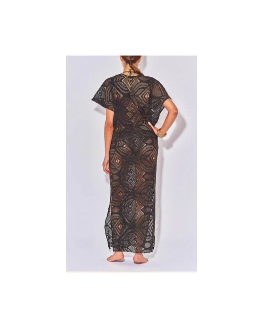 Beliza Brown Maxi Dresses