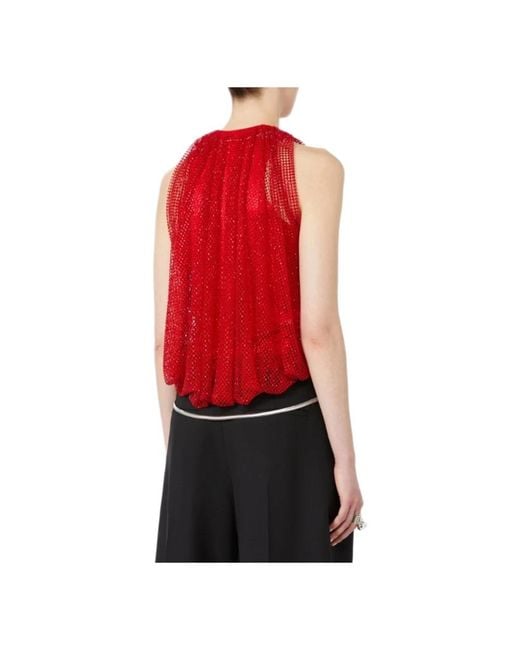 Max Mara Red Blouses