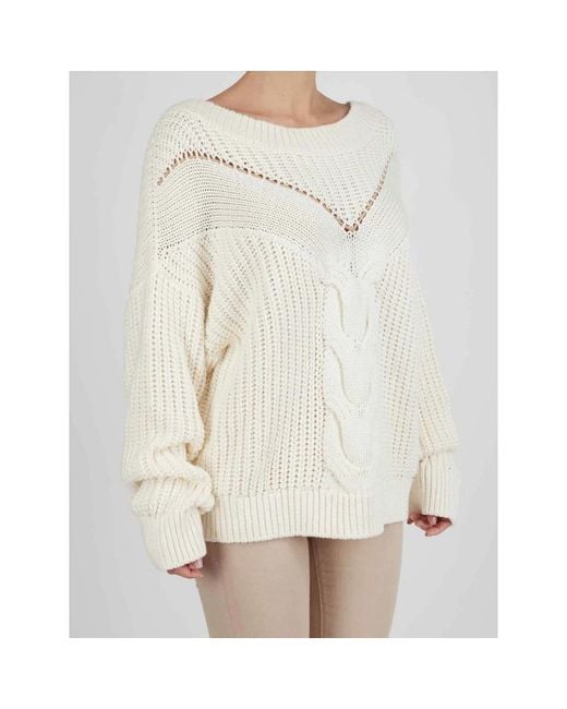 Kiton White Round-Neck Knitwear